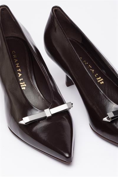 Kahve Stiletto Ayakkabı