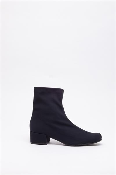Streç Lacivert Topuklu Bot