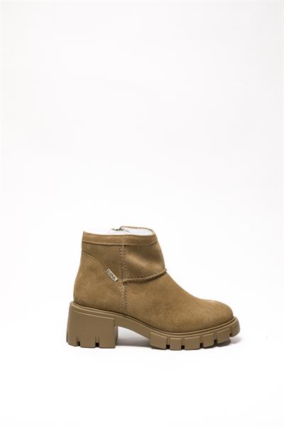 Camel Kürklü Topuklu Bot