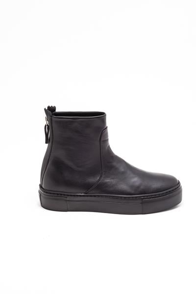 Siyah Deri Bot