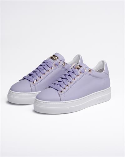 Lila Renkli Deri Sneaker