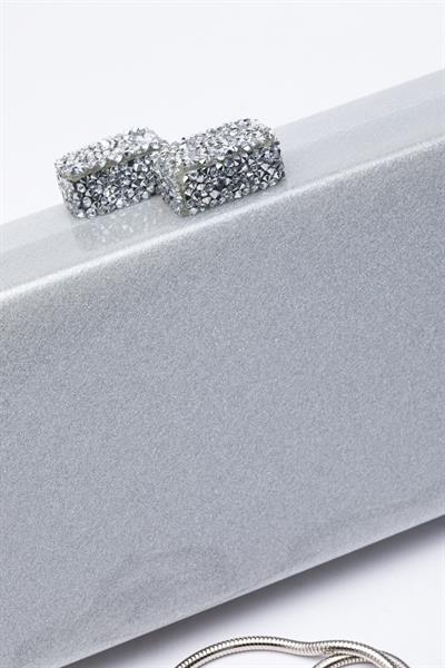 Gümüş Abiye Çanta