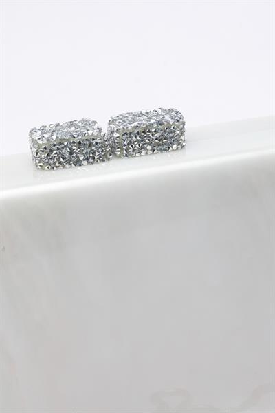 Sedefli Beyaz Abiye Çanta