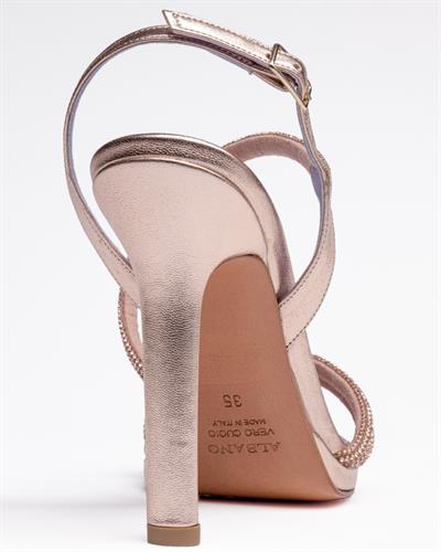 Somon Rengi Platformlu Topuklu Ayakkabı