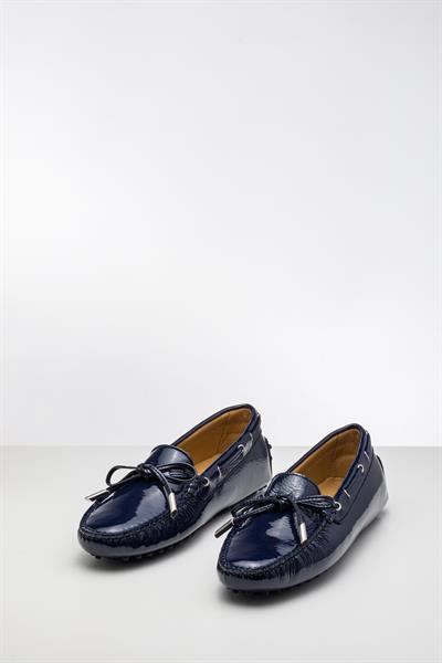 Lacivert Renkli Deri Loafer