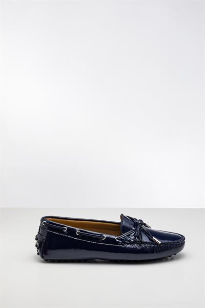 Lacivert Renkli Deri Loafer