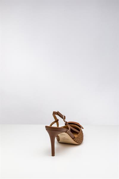 Taba Rengi Topuklu Ayakkabı