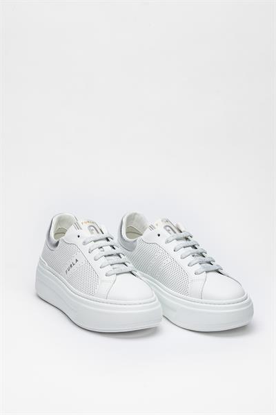 Beyaz Renki Deri Sneaker