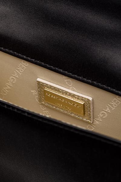 İpek Saten Siyah Çanta