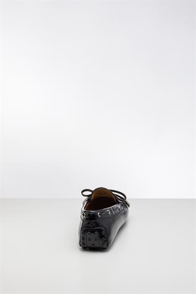 Siyah Renkli Deri Loafer