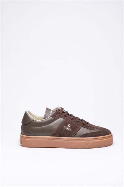 Kahverengi Deri Sneaker