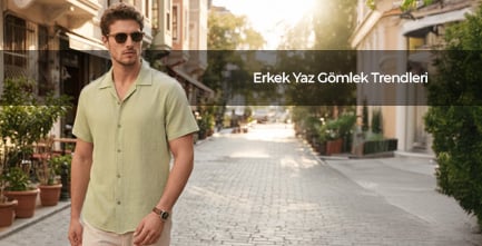 Erkek Yaz Gömlek Trendleri