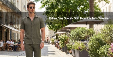 Erkek Yaz Sokak Stili Kombinleri Önerileri