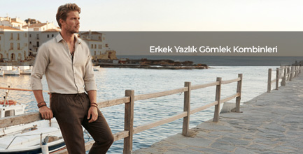 Erkek Yazlık Gömlek Kombinleri