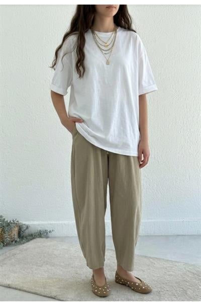 BELİ LASTİKLİ PANTOLON