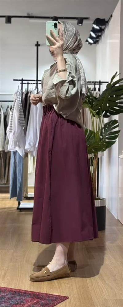 BELİ PİLE DETAYLI ETEK