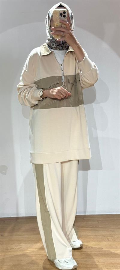 GARNİ DETAYLI OYSHO  TAKIM