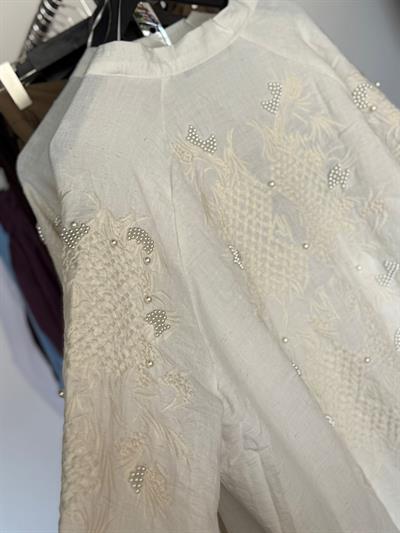 İNCİ NAKIŞ DETAYLI KİMONO