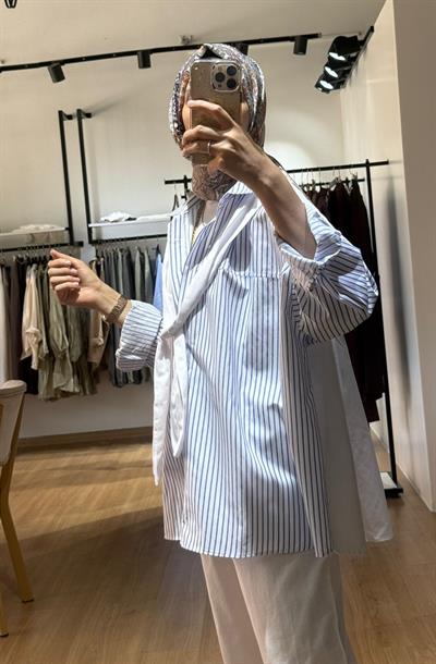 OMUZ PARÇA DETAYLI GÖMLEK