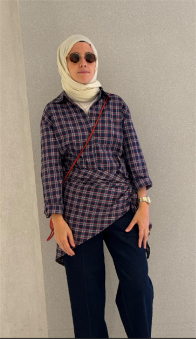 ŞAL BAĞLAMA DETAYLI GÖMLEK