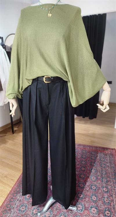 SİYAH KEMERLİ PALAZZO