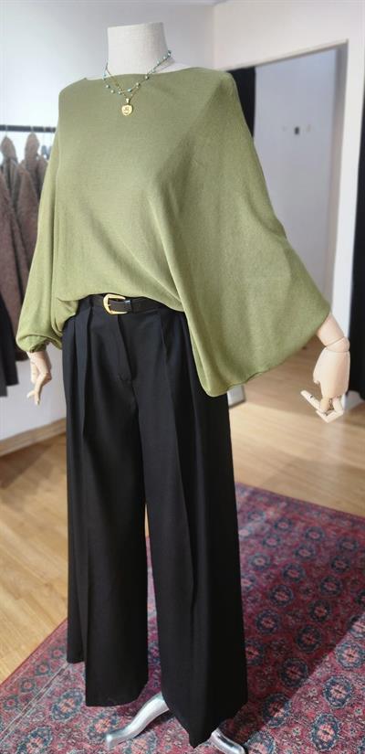 SİYAH KEMERLİ PALAZZO