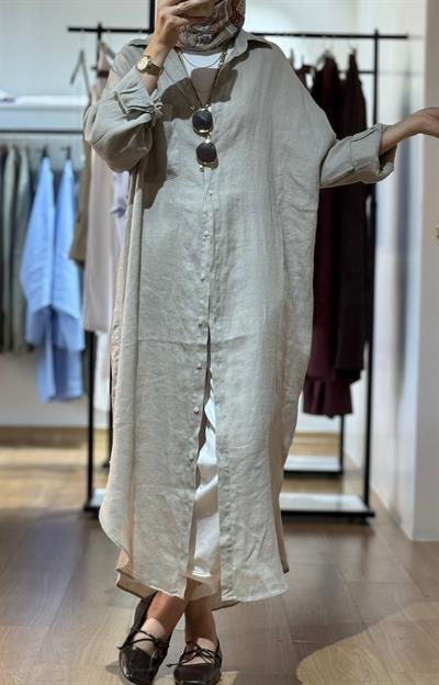 UZUN TAŞ RENGİKETEN GÖMLEK