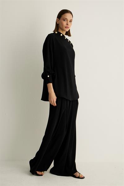 20004 ORIANA BLUZ Siyah