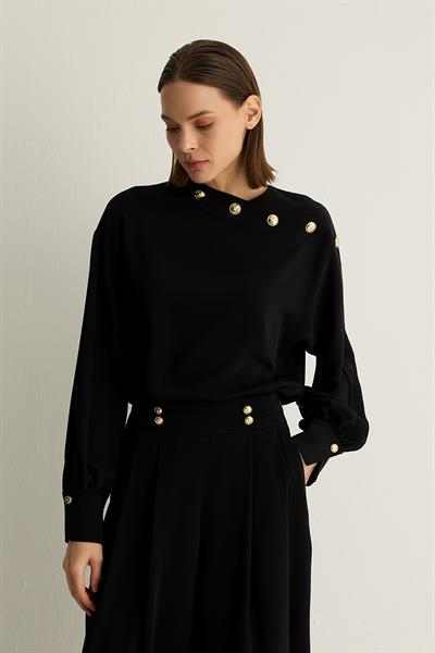 20004 ORIANA BLUZ Siyah