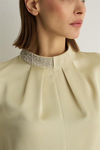 20005 LOTUS BLUZ Pastel Yeşil