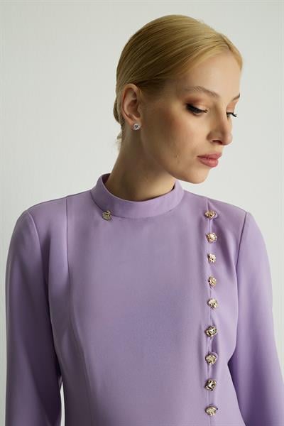 30002 ELARIS ELBISE Lila-SD262062030002