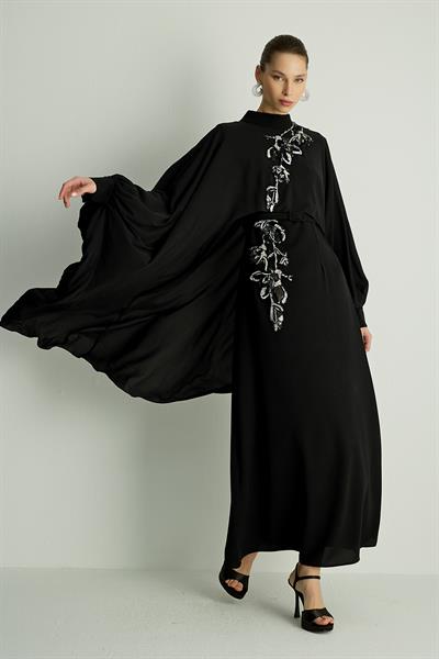 30004 PETUNIA  ELBISE Siyah