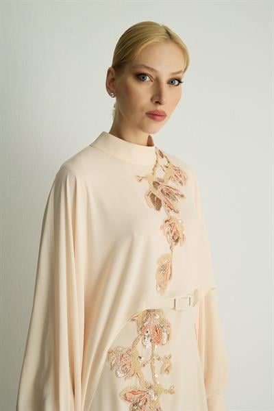 30004 PETUNIA  ELBISE Vanilya