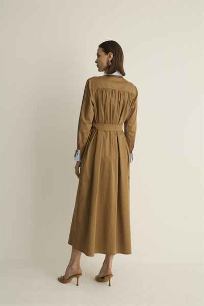 30016 ALLEGRA ELBISE Kahve
