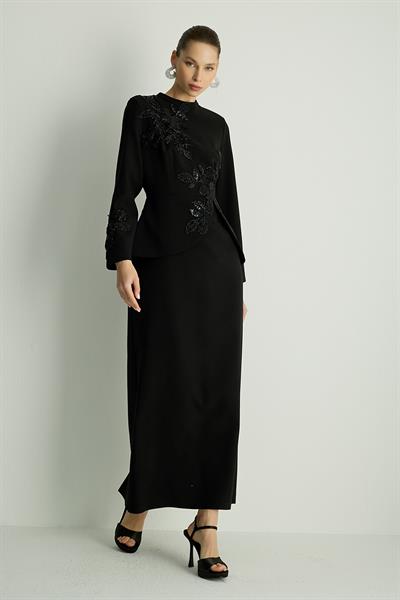 30026 PURE ELBISE Siyah