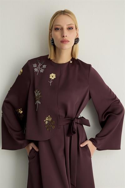 30030 MOCHA ELBISE Kahve