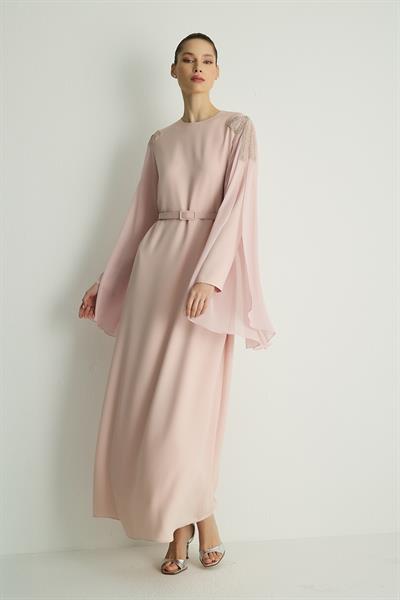 30034 DELUXE ELBISE Pudra