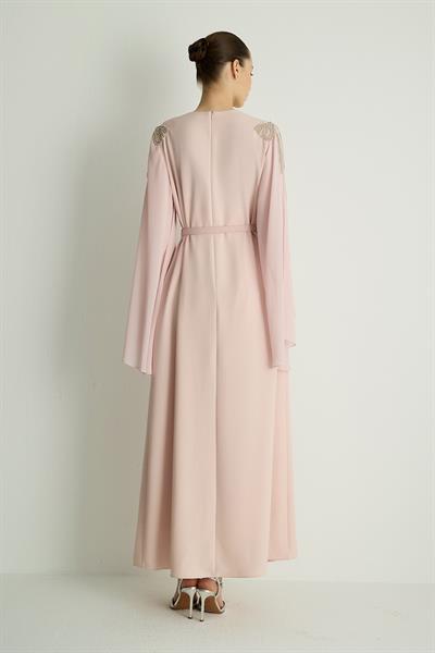 30034 DELUXE ELBISE Pudra