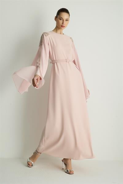 30034 DELUXE ELBISE Pudra