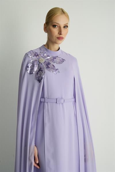 30049 PASTEL ELBISE Lila