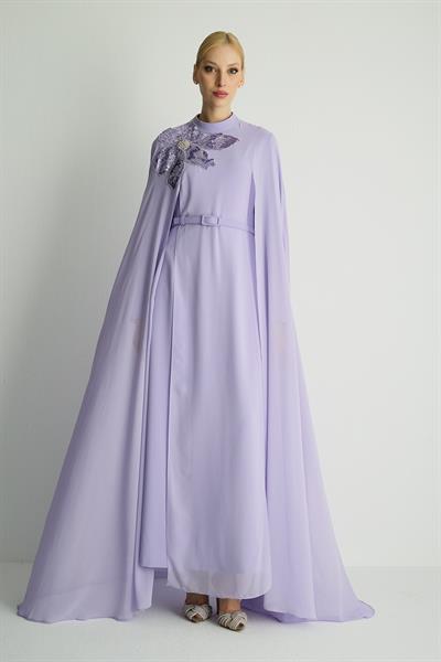 30049 PASTEL ELBISE Lila
