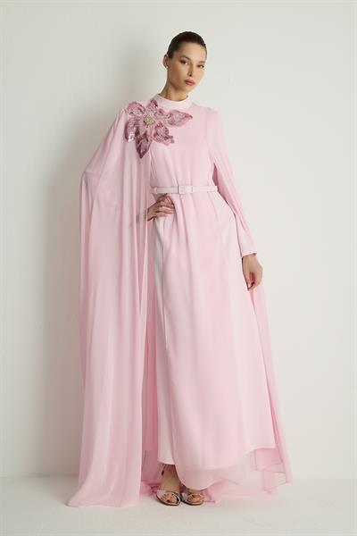 30049 PASTEL ELBISE Pembe