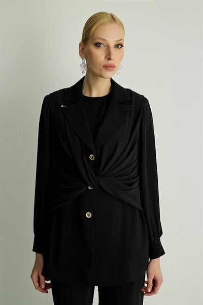 40002 NADIA CEKET Siyah