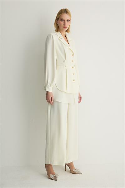 40003 FREJA CEKET Ekru