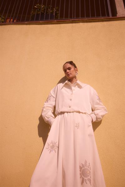 ALESSANDRA BOMBER Ekru