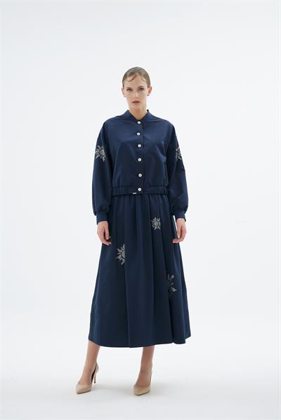 ALESSANDRA BOMBER Lacivert