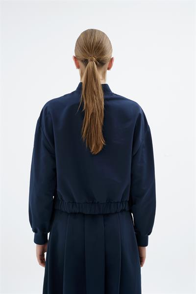 ALESSANDRA BOMBER Lacivert