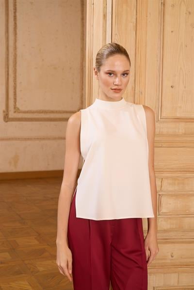 Allure Long Bluz Ekru