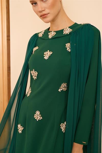 Bengy Elbise Zümrüt