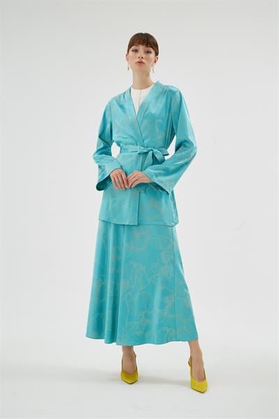 CELESTE KİMONA Turkuaz